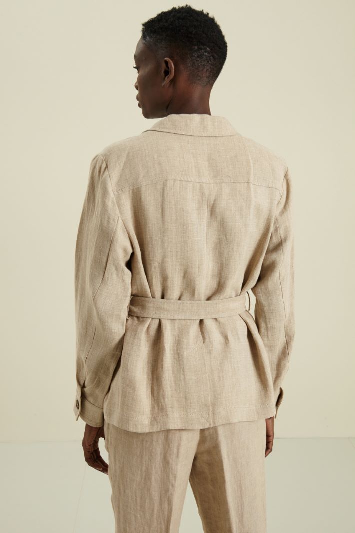 Giacca in stuoia di lino Fashion Market