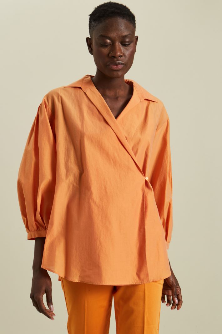 Casacca in cotone e seta Fashion Market