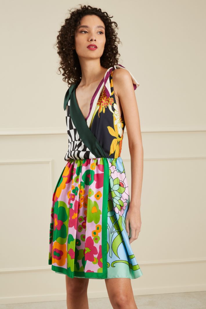 Abito in twill di seta  Fashion Market