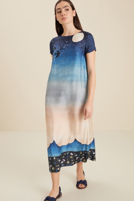 Abito in viscosa jacquard Fashion Market