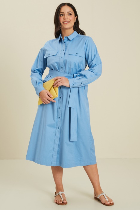 Abito chemisier in cotone Fashion Market