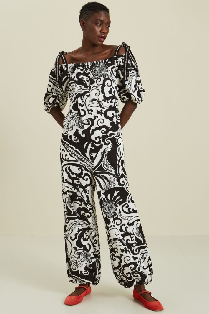 Tuta in popeline di cotone Fashion Market