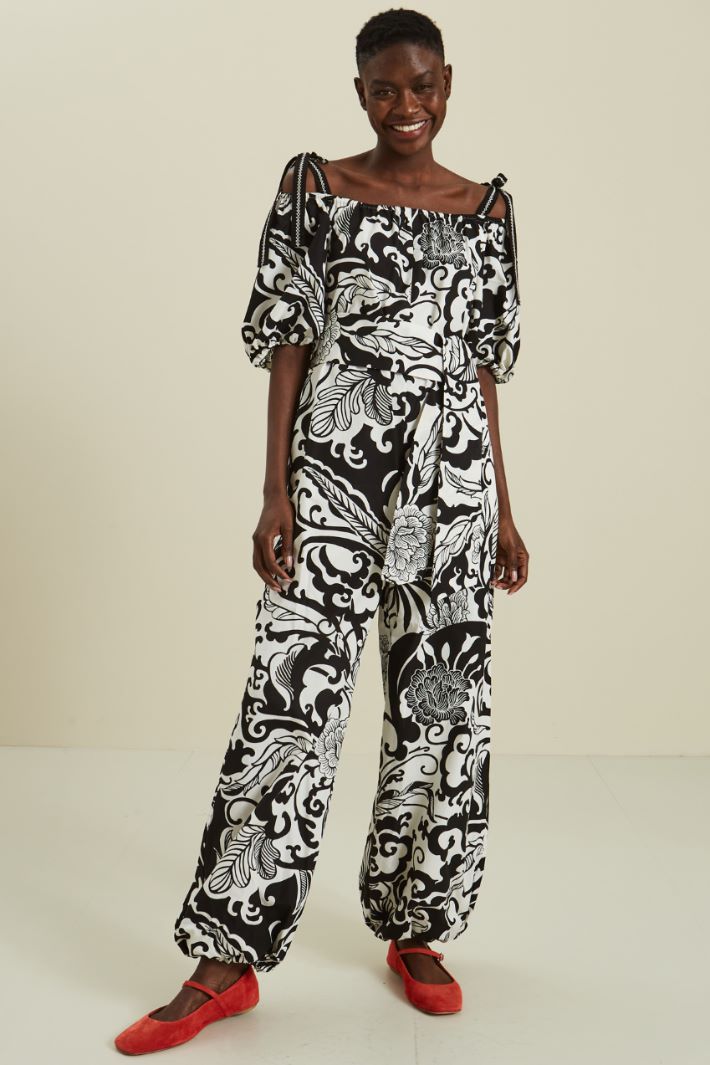 Tuta in popeline di cotone Fashion Market