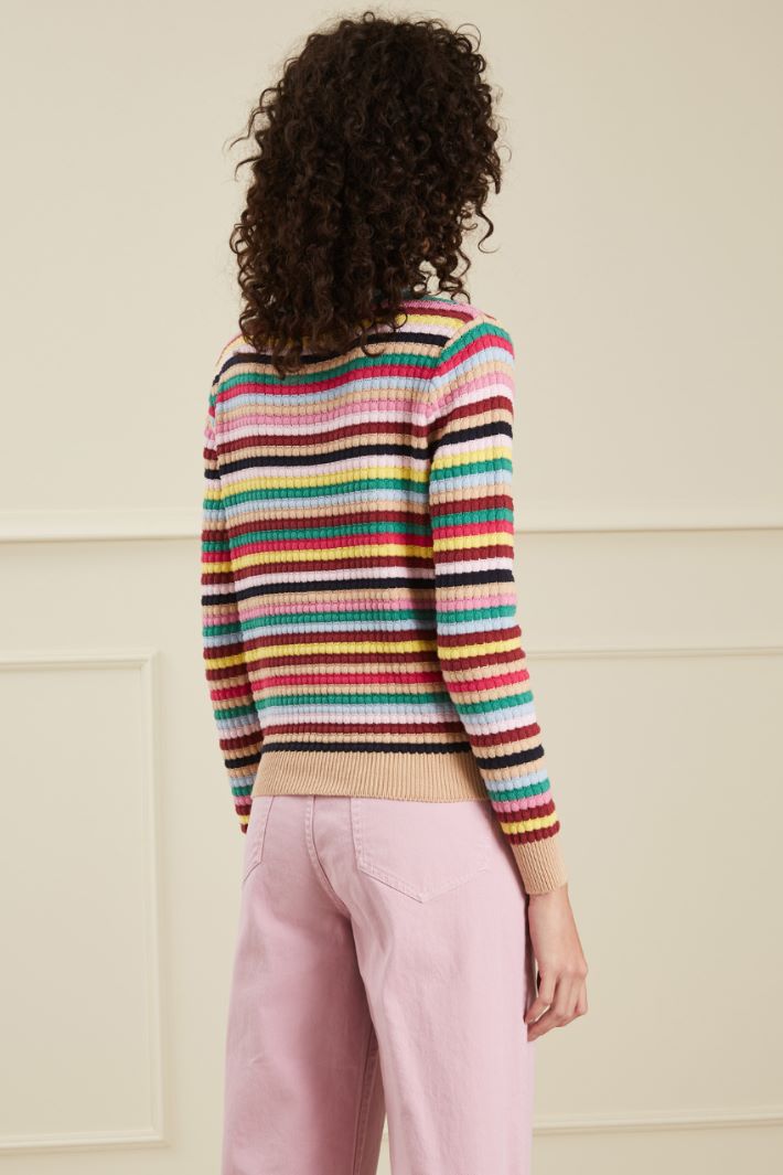 Maglia in cotone tinto filo Fashion Market