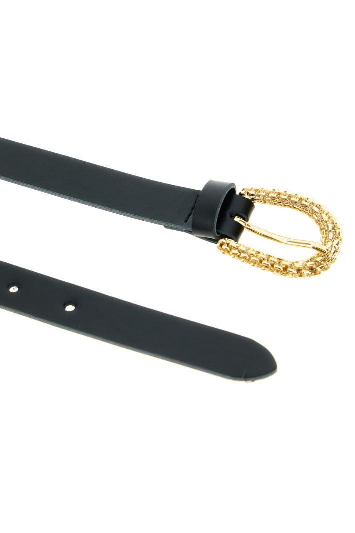 Cintura sottile in pelle Fashion Market