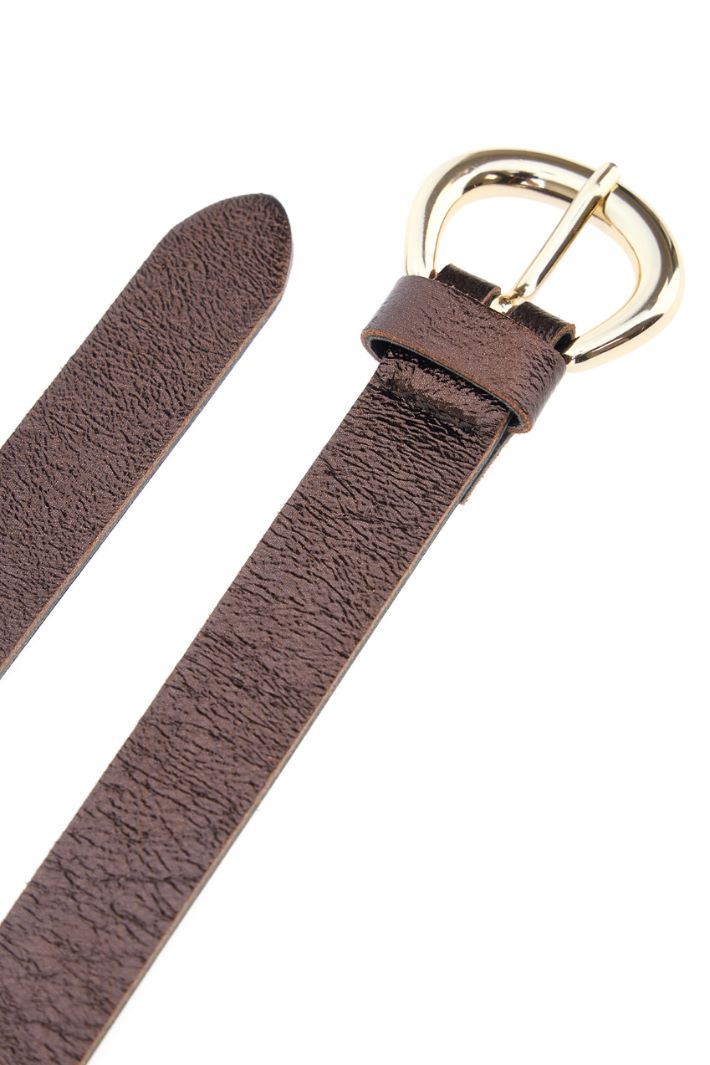 Cintura in pelle laminata Fashion Market