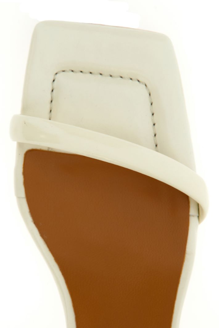 Sandali in pelle con due listini Fashion Market Sandali in pelle con due listini Fashion Market