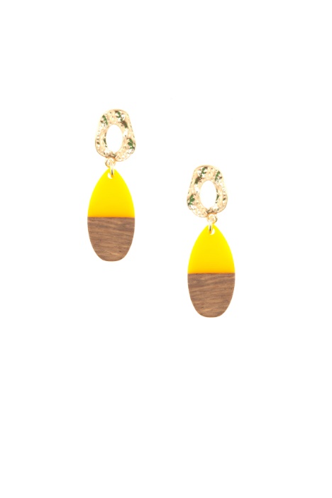 Orecchini pendenti in resina Fashion Market