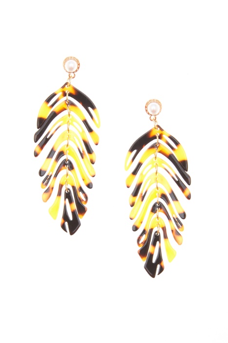 Orecchini pendenti in resina Fashion Market