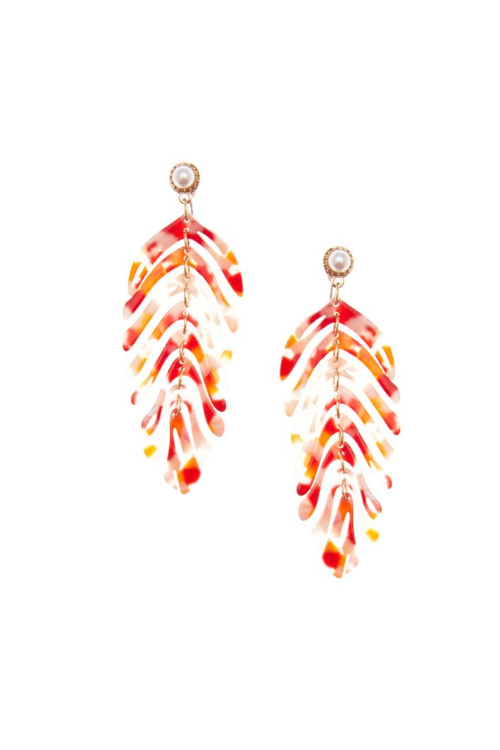 Orecchini pendenti in resina Fashion Market