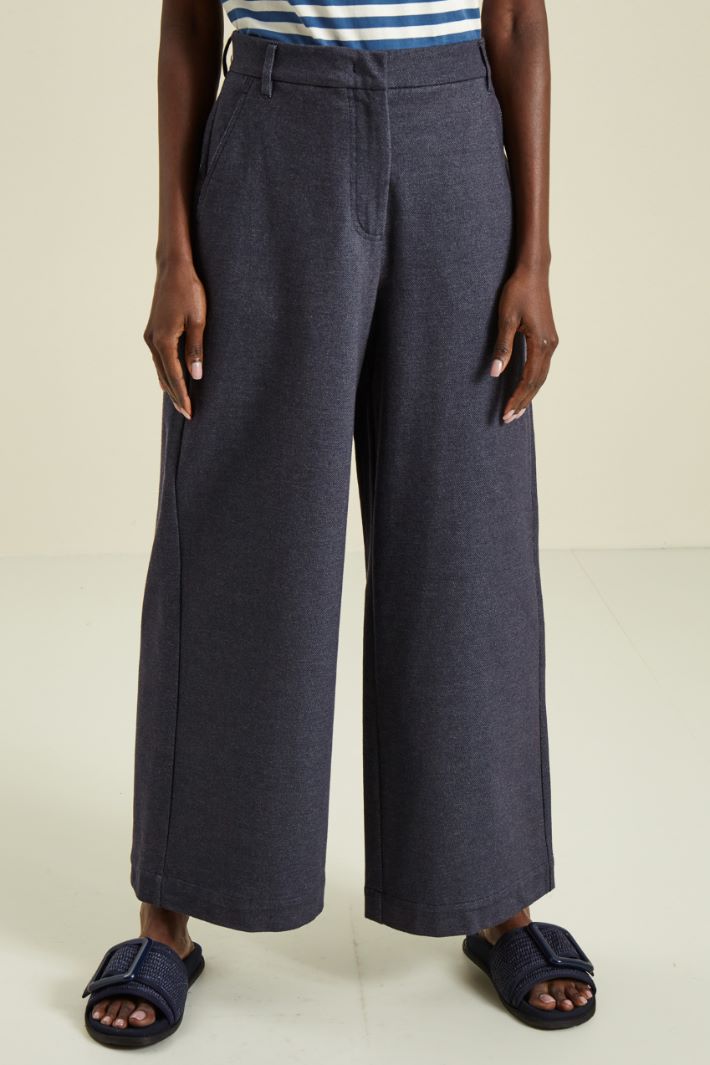 Pantaloni in jersey di cotone Fashion Market