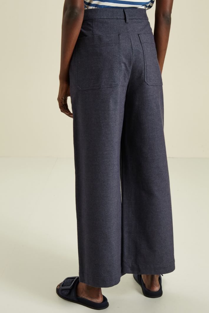 Pantaloni in jersey di cotone Fashion Market