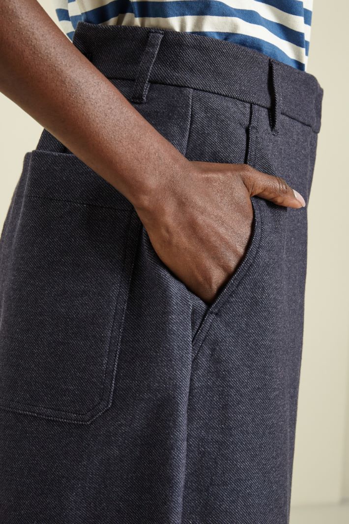 Pantaloni in jersey di cotone Fashion Market