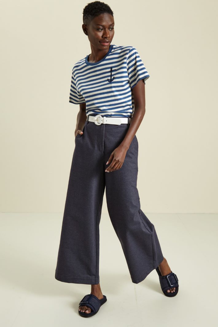 Pantaloni in jersey di cotone Fashion Market