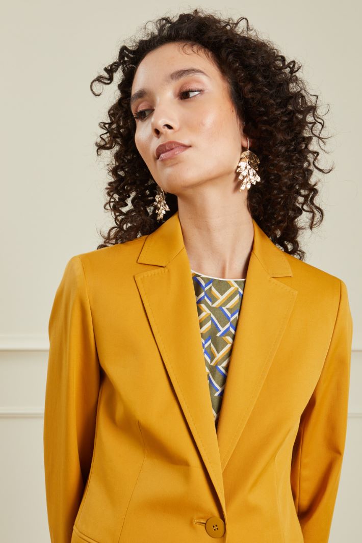 Blazer in gabardina Fashion Market Blazer in gabardina Fashion Market