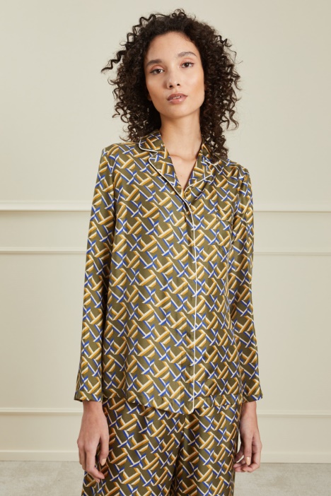 Casacca in twill di seta Fashion Market