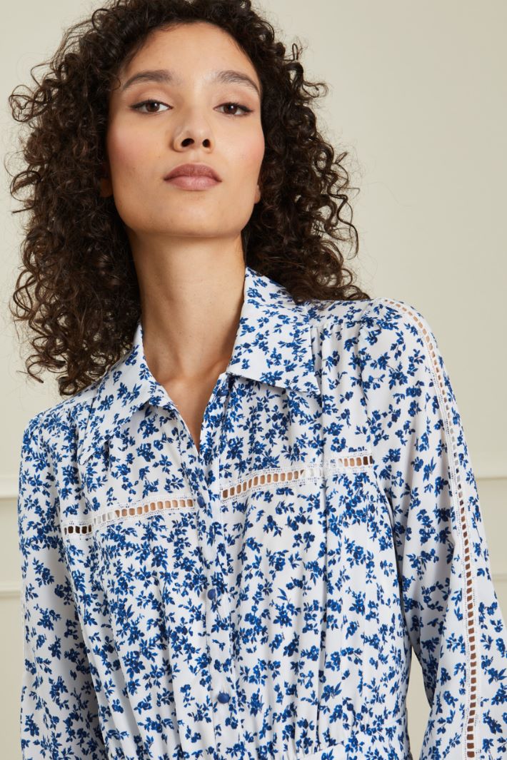 Abito in crêpe de Chine  Fashion Market