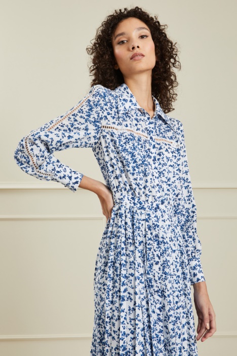 Abito in crêpe de Chine  Fashion Market