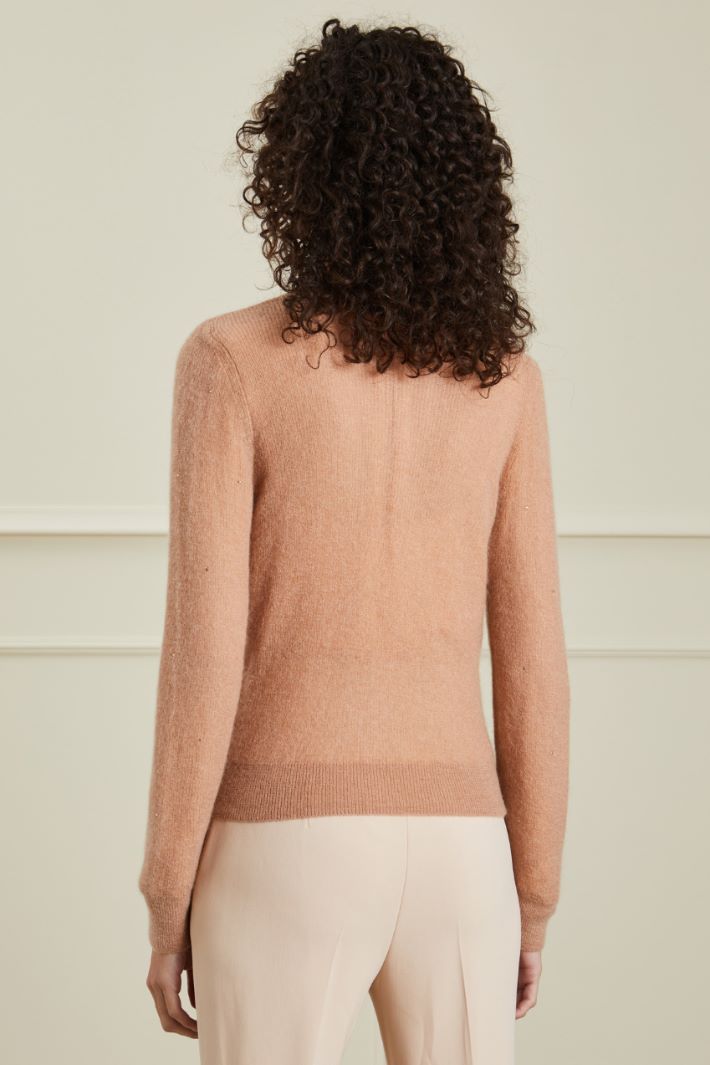 Cardigan in filato mohair  Fashion Market