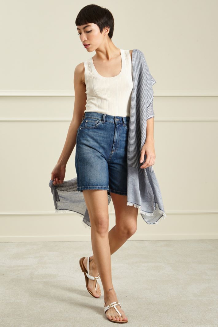 Sciarpa in misto viscosa lamè Fashion Market