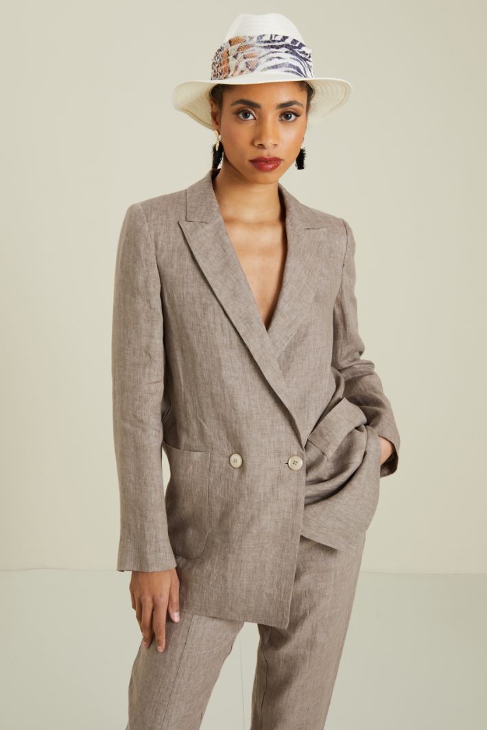 Panama in rafia con nastro Fashion Market