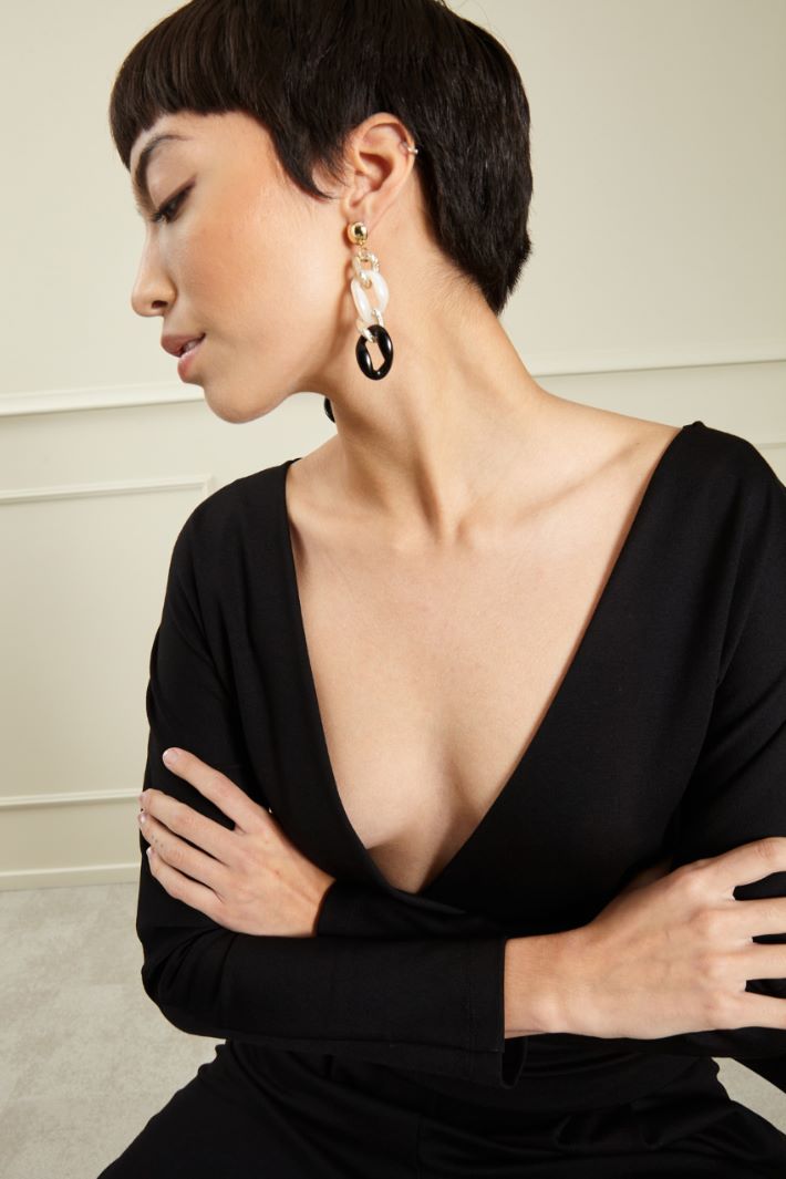 Chain drop earrings Fashion Market