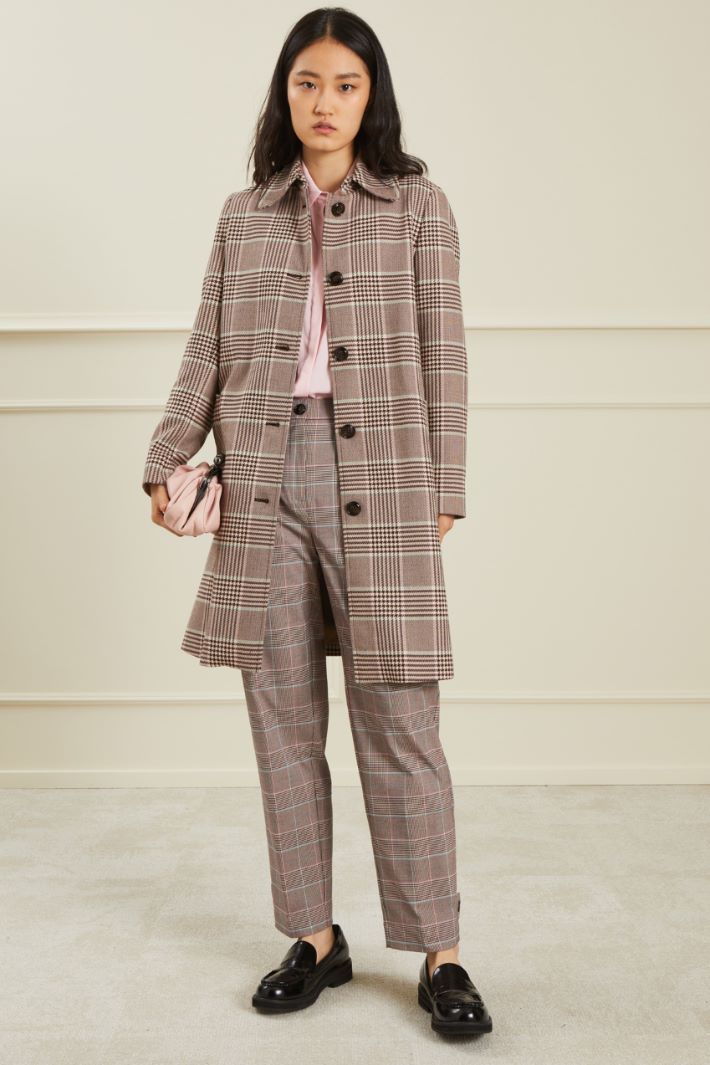 Cappotto in principe di galles Fashion Market