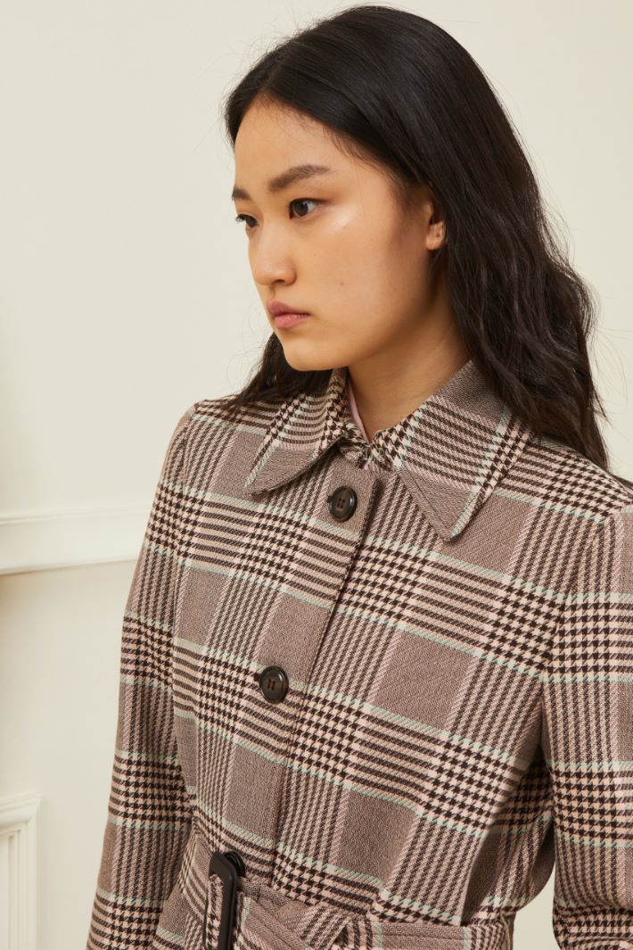 Cappotto in principe di galles Fashion Market