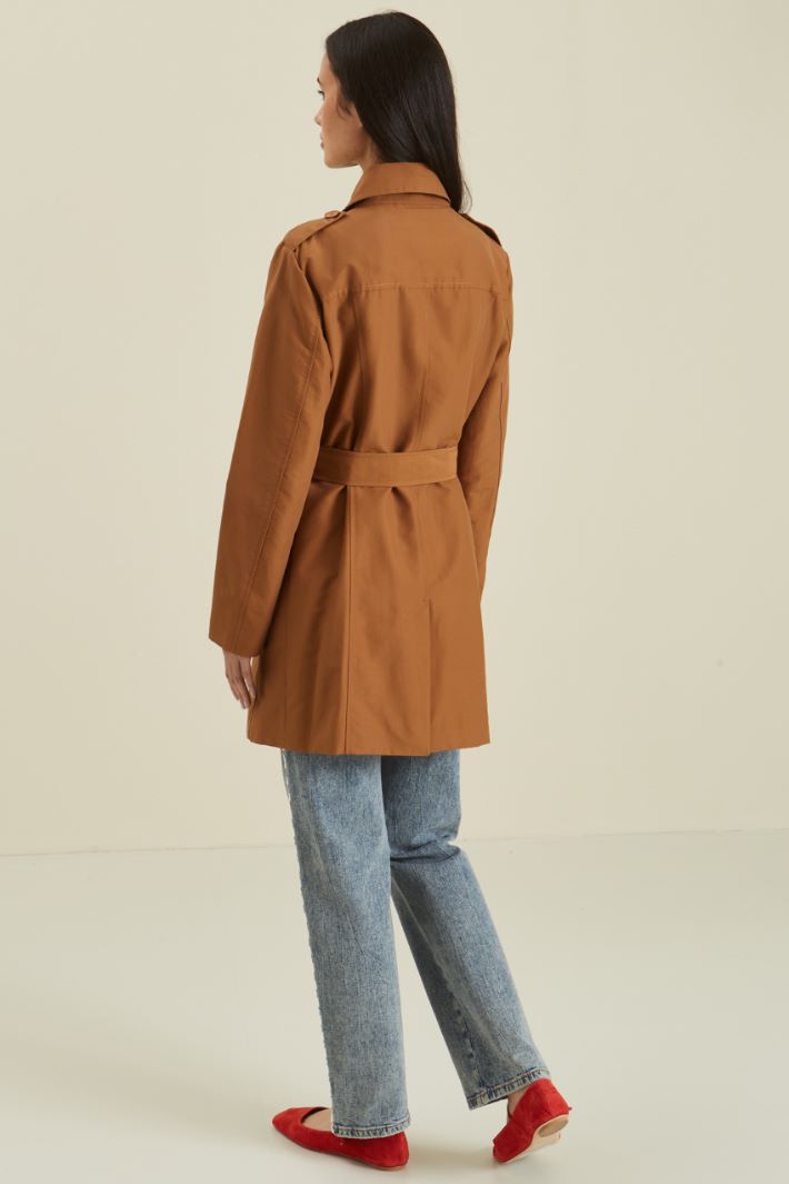 Trench in faille Fashion Market