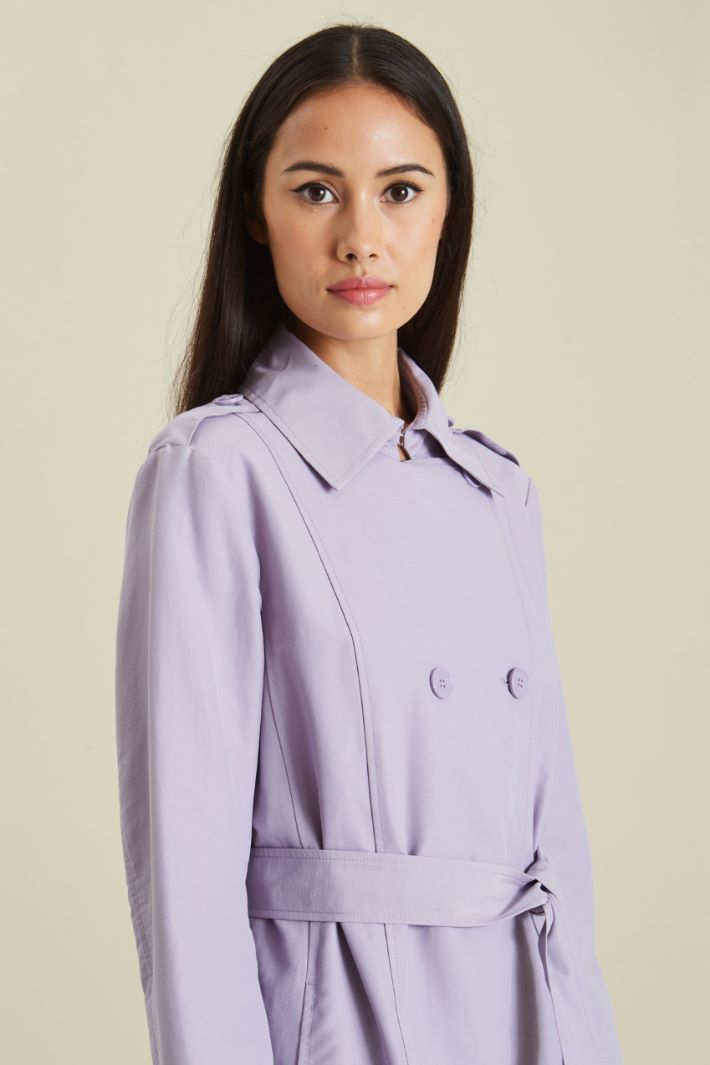 Trench in faille Fashion Market Trench in faille Fashion Market