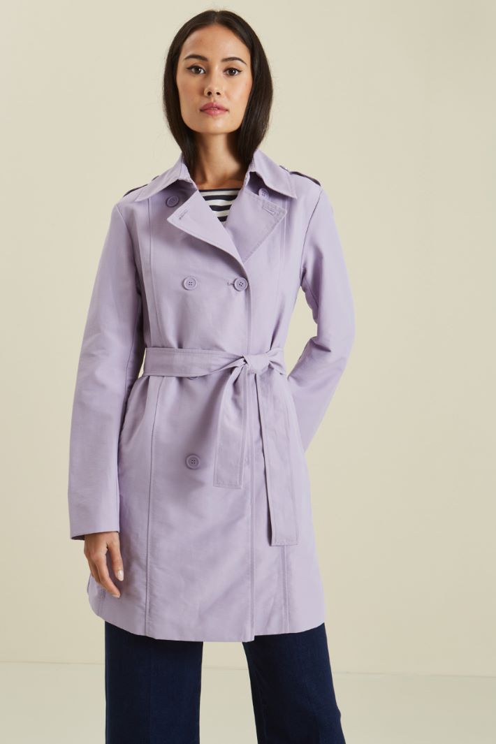 Trench in faille Fashion Market Trench in faille Fashion Market