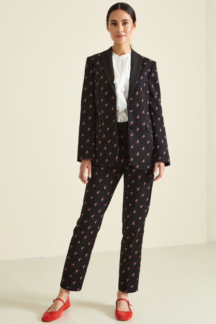 Blazer in jersey jacquard Fashion Market