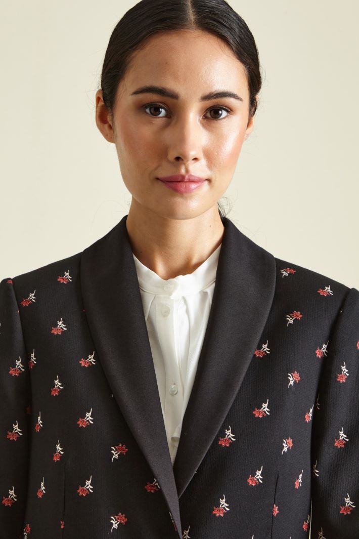 Blazer in jersey jacquard Fashion Market