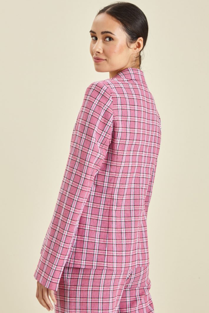 Blazer monopetto in lino Fashion Market