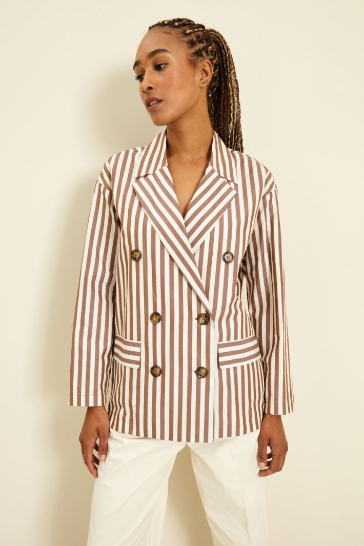 Blazer in popeline Fashion Market Blazer in popeline Fashion Market