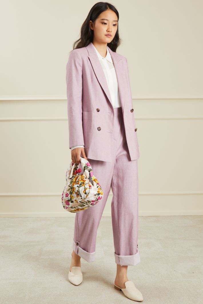 Blazer in lino e cotone Fashion Market