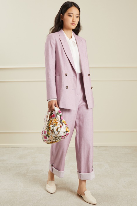 Blazer in lino e cotone Fashion Market