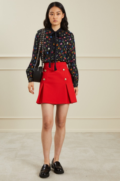 Minigonna a pieghe Fashion Market