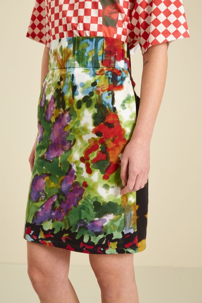 Gonna a tubino in bull Fashion Market Gonna a tubino in bull Fashion Market