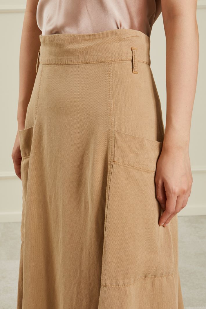 Gonna svasata in twill Fashion Market