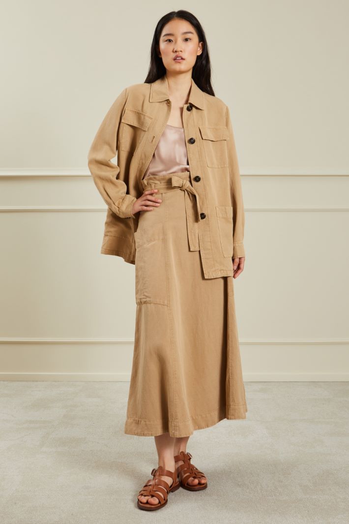 Gonna svasata in twill Fashion Market