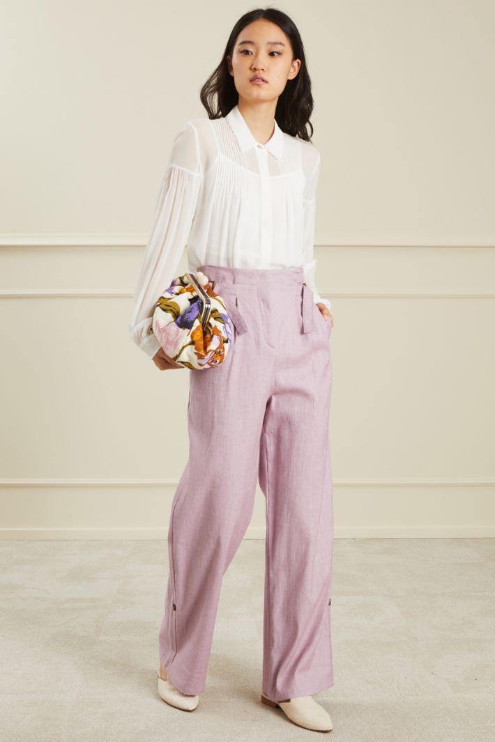 Camicia in georgette di viscosa Fashion Market