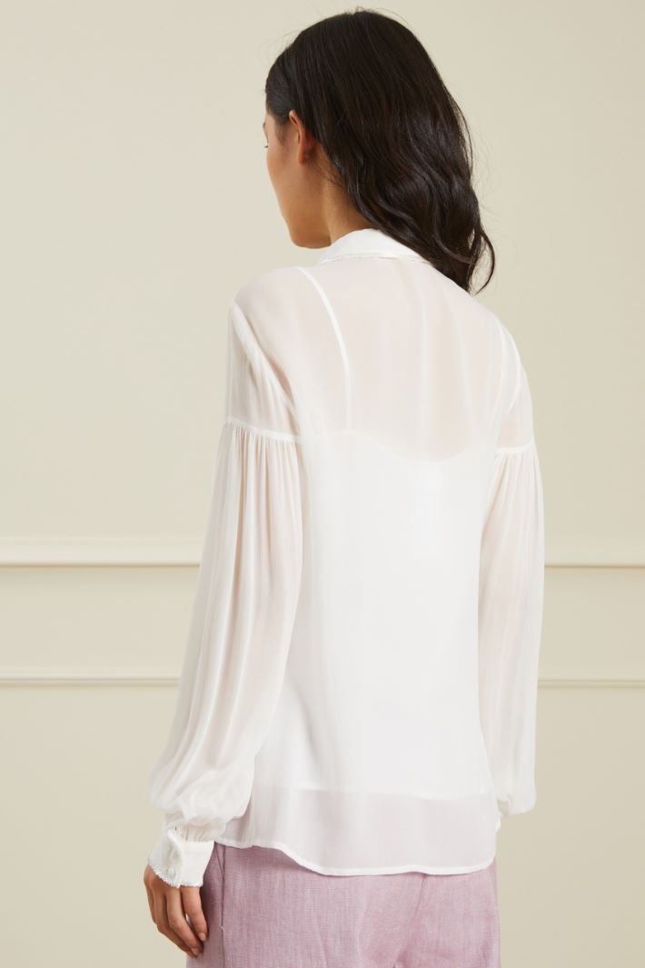 Camicia in georgette di viscosa Fashion Market