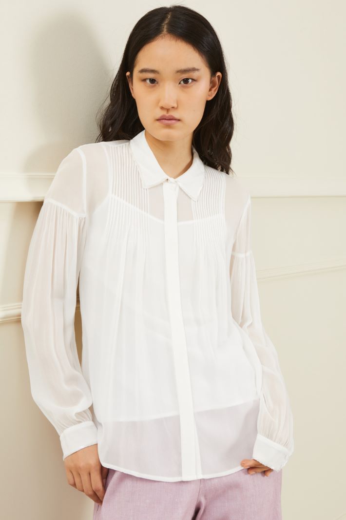 Camicia in georgette di viscosa Fashion Market
