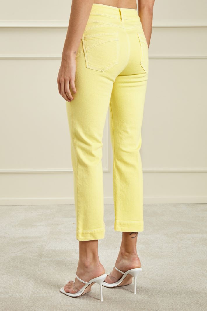 Pantaloni in bull di cotone Fashion Market