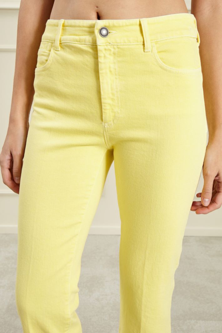 Pantaloni in bull di cotone Fashion Market