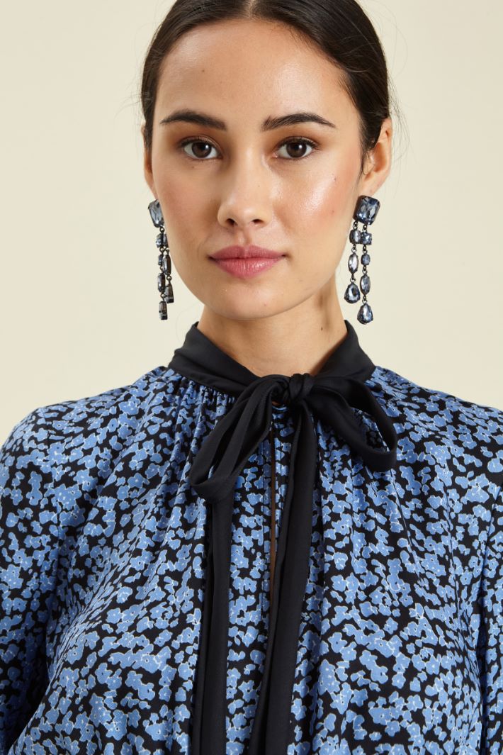 Abito in viscosa con nastri Fashion Market