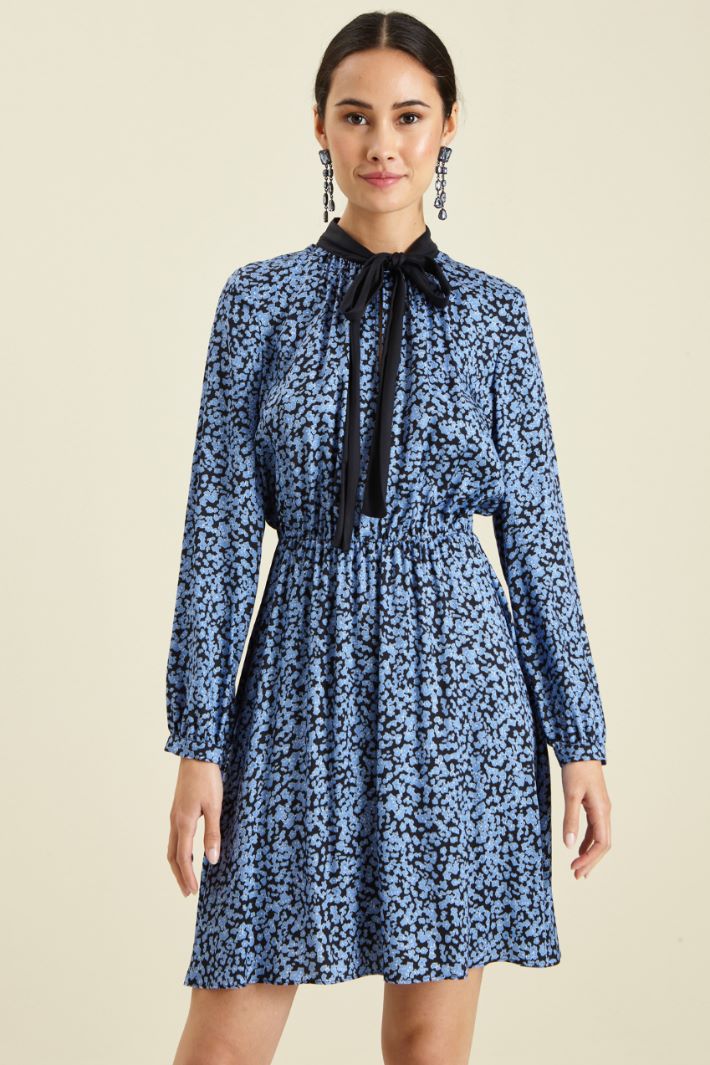 Abito in viscosa con nastri Fashion Market