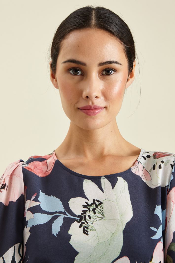 Abito in georgette di seta Fashion Market