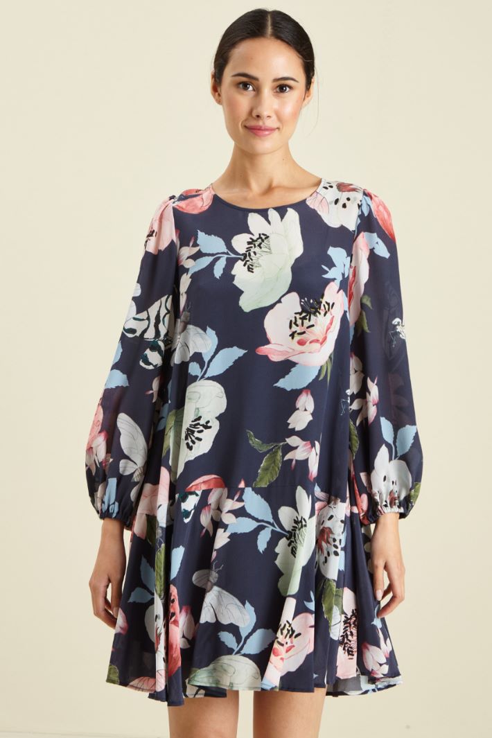 Abito in georgette di seta Fashion Market